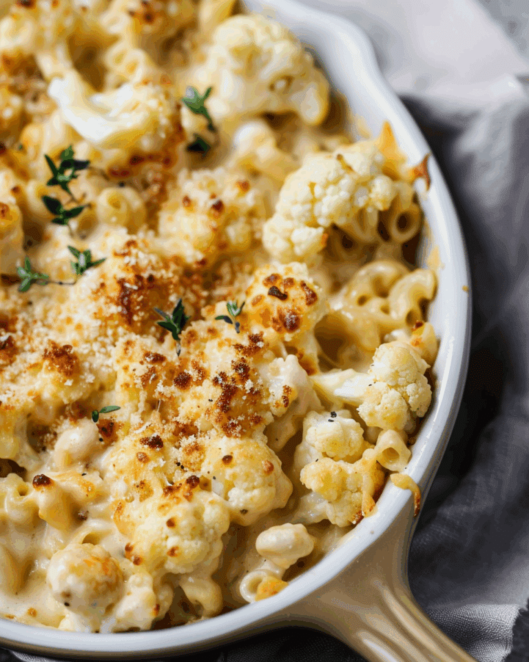 The Best Cauliflower Mac and Cheese