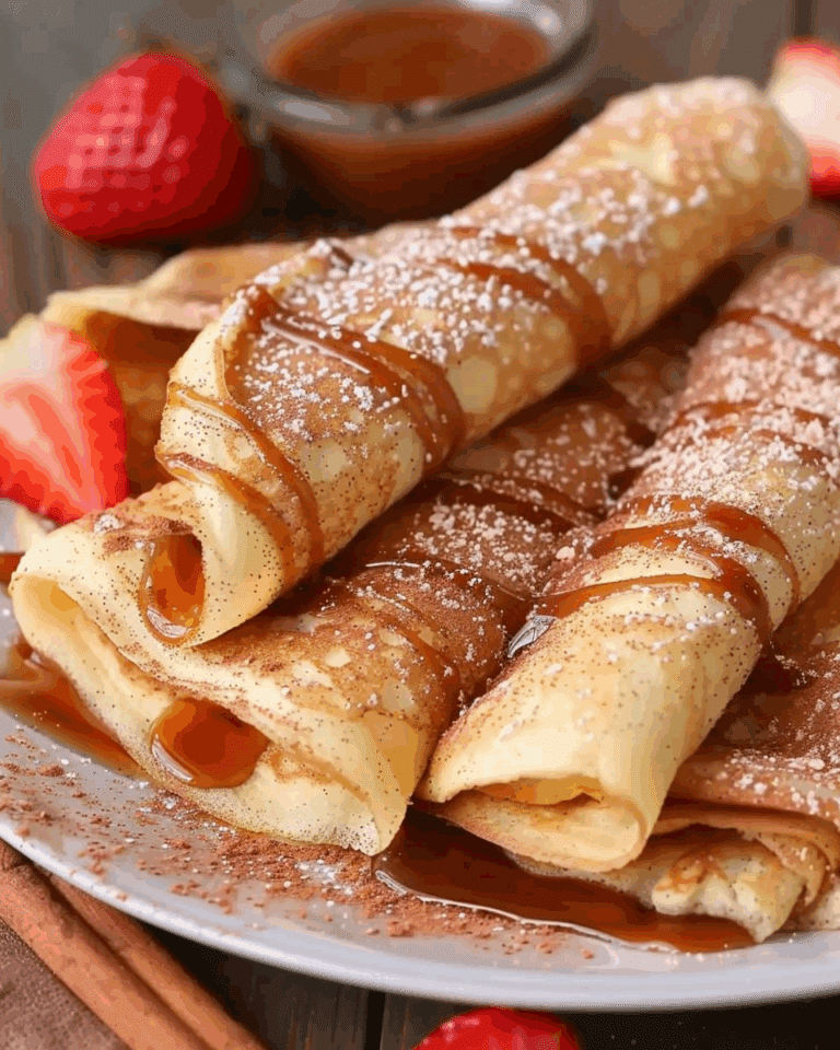 Cinnamon Roll Protein Crepes