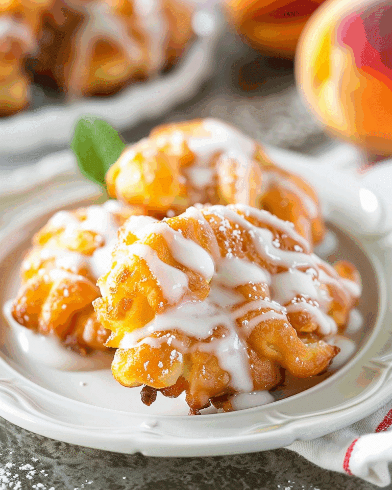 Delicious Fresh Peach Fritters