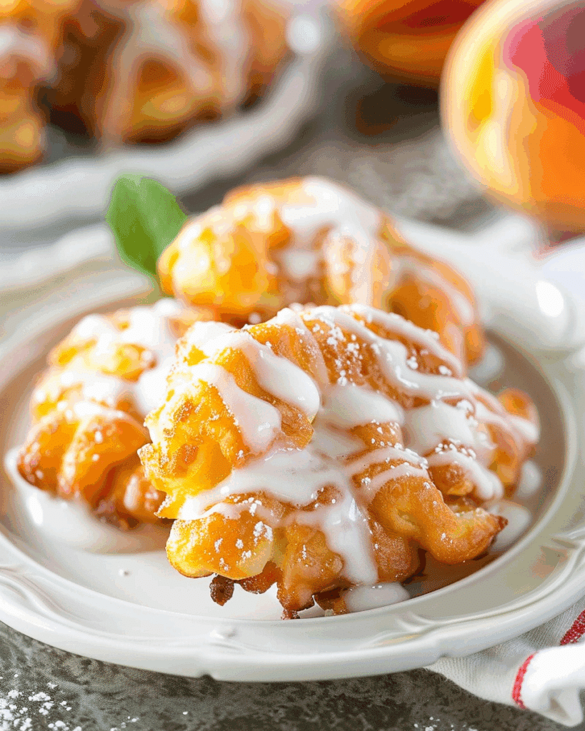 Delicious Fresh Peach Fritters