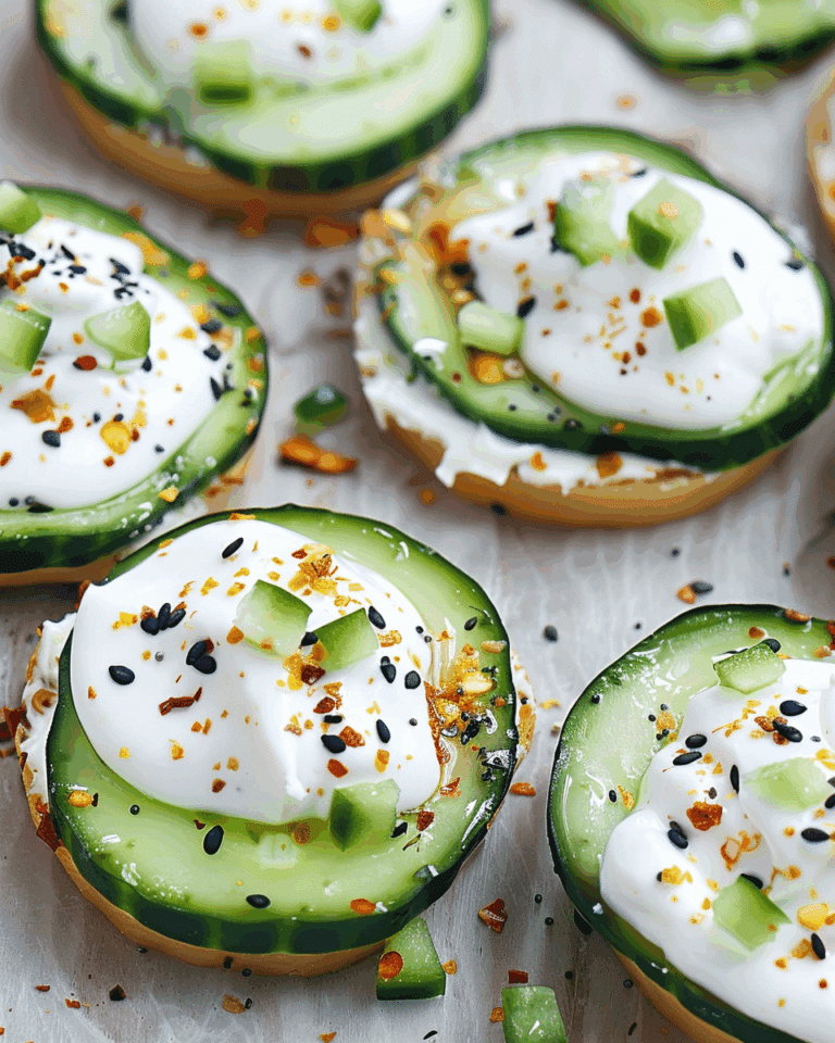 Everything Bagel Cucumber Bites