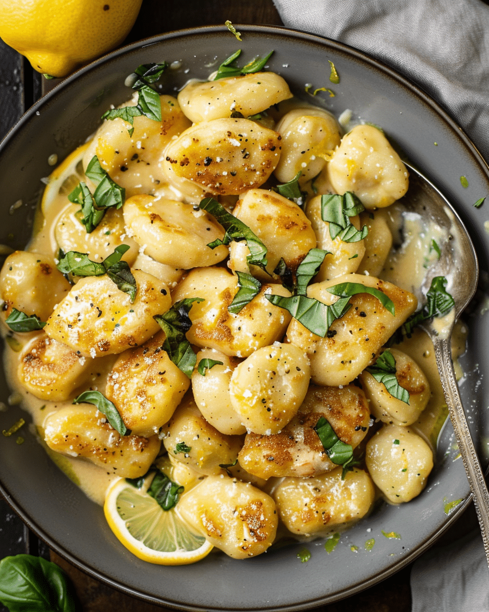 Lemon Chicken Gnocchi