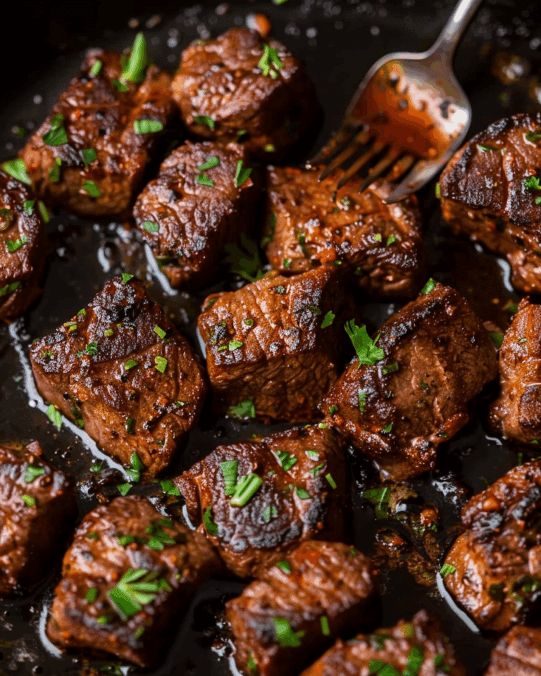 Cajun Garlic Butter Steak Bites