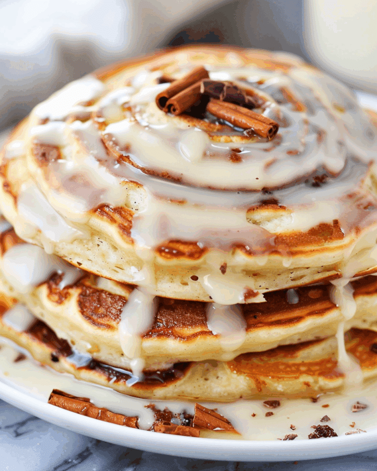 Cinnamon Roll Pancakes