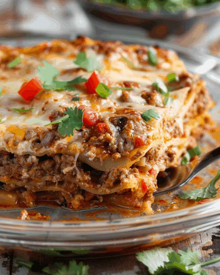 Mexican Lasagna Recipe