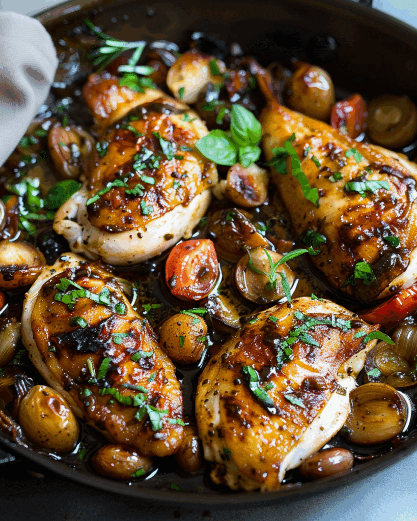 One Pan Balsamic Chicken
