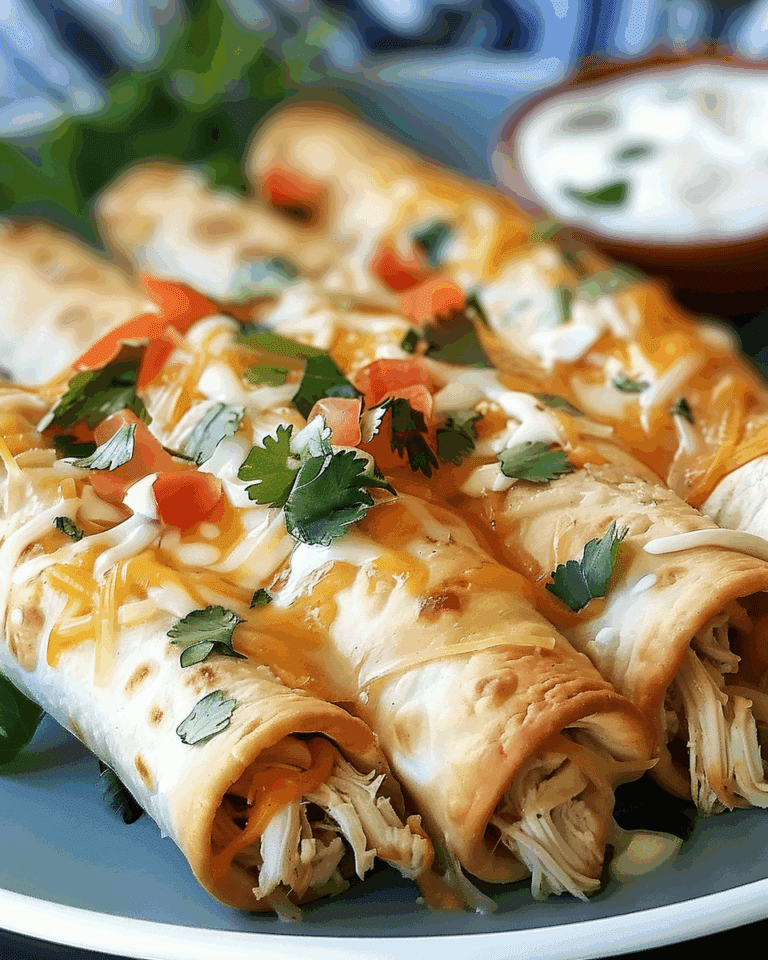 Baked Cream Cheese Chicken Taquitos