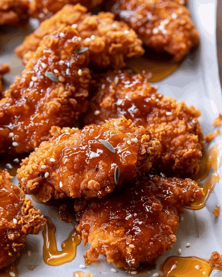 Baked Crunchy Hot Honey Chicken