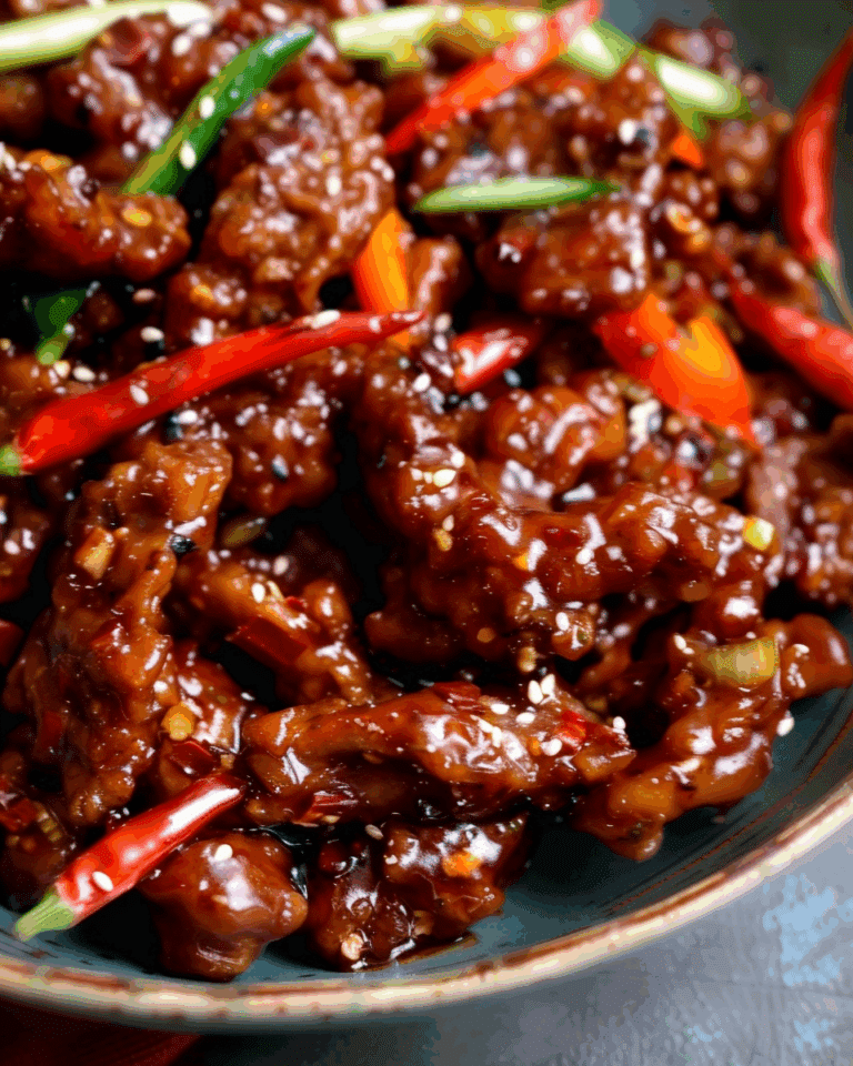 Crispy Chilli Beef with Sweet Chilli Sauce