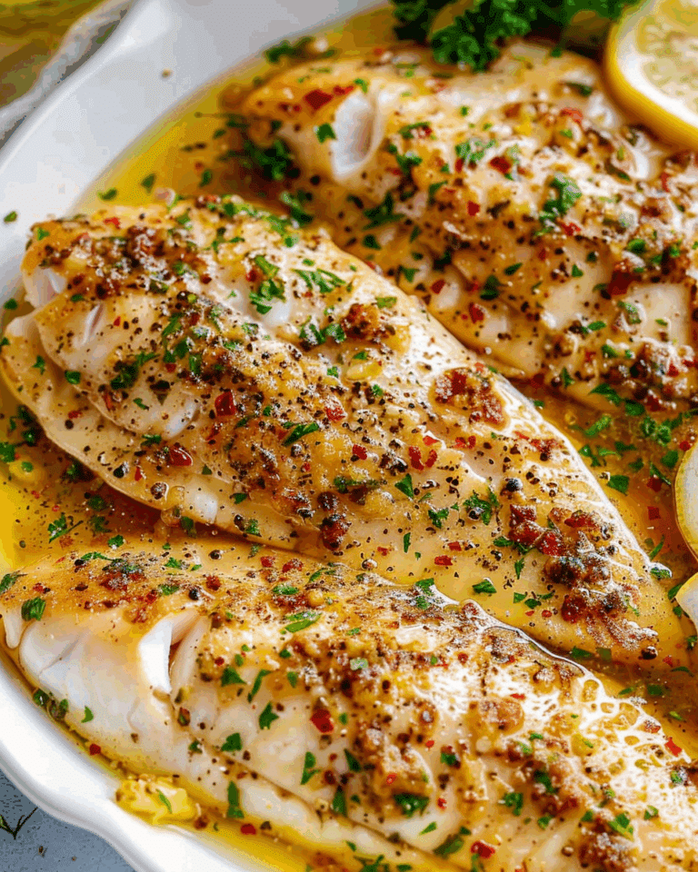 Garlic Butter Oven Baked Tilapia