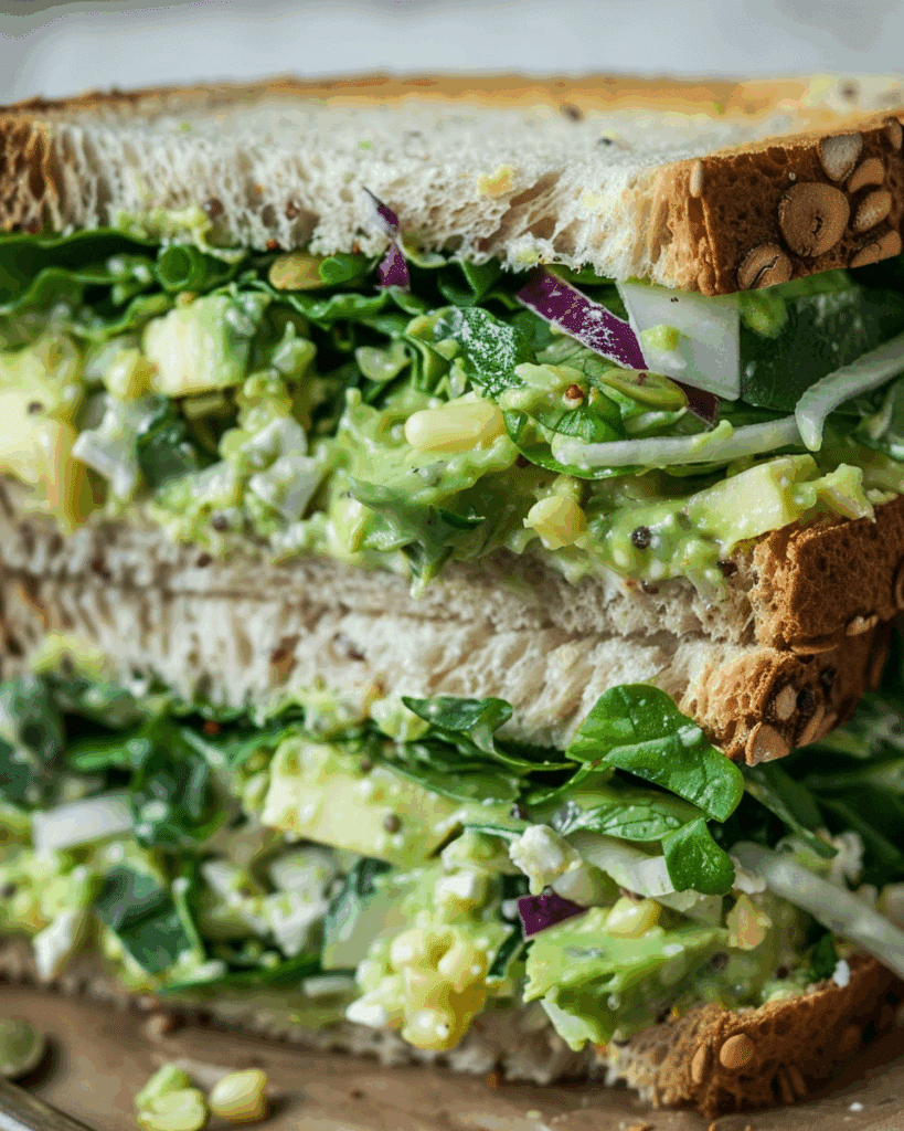 Green Goddess Salad Sandwich
