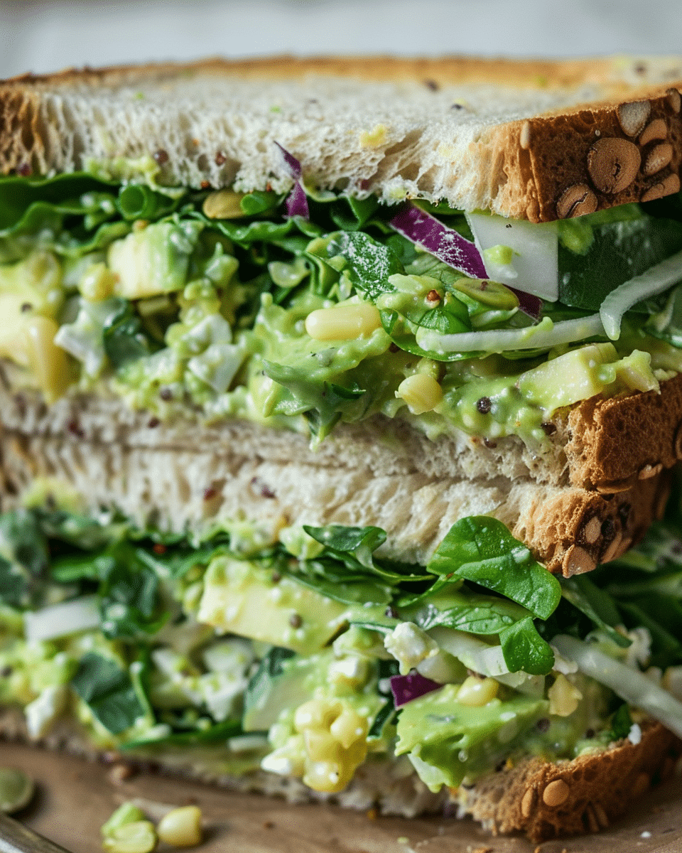 Green Goddess Salad Sandwich