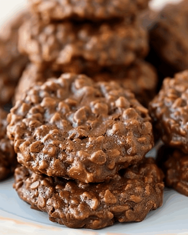 Chocolate Peanut Butter Cookies – No Bake