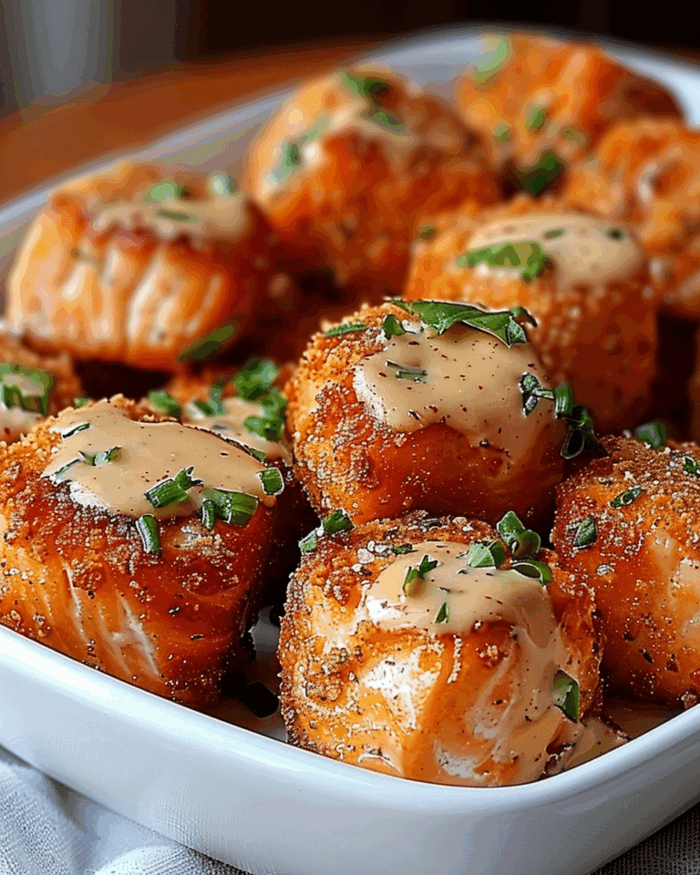 Crispy Bang Bang Salmon Bites