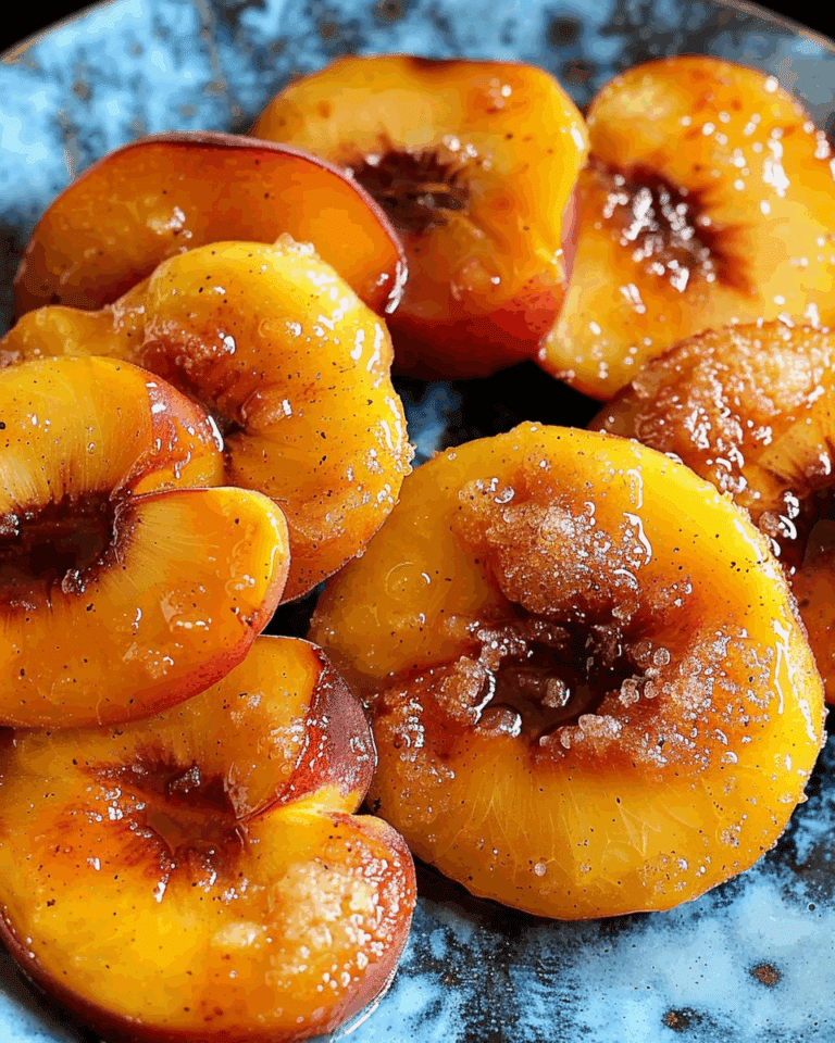 Pan Fried Peaches