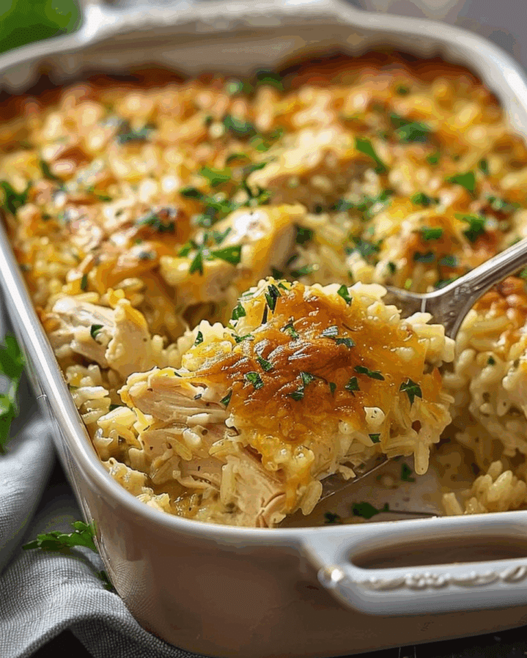 Heavenly Chicken and Rice Casserole