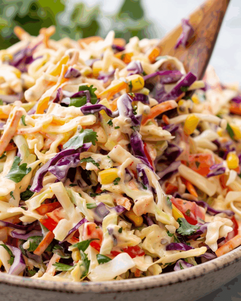 Mexican Coleslaw With Cilantro Lime Dressing