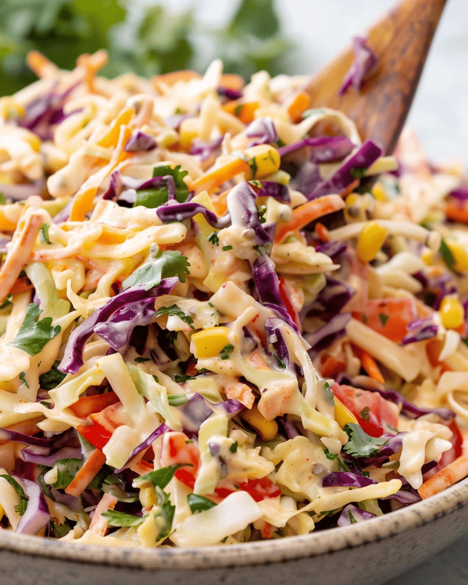 Mexican Coleslaw With Cilantro Lime Dressing
