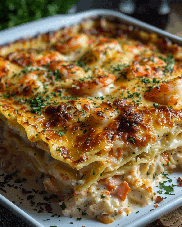 Lasagna Shrimp Crab