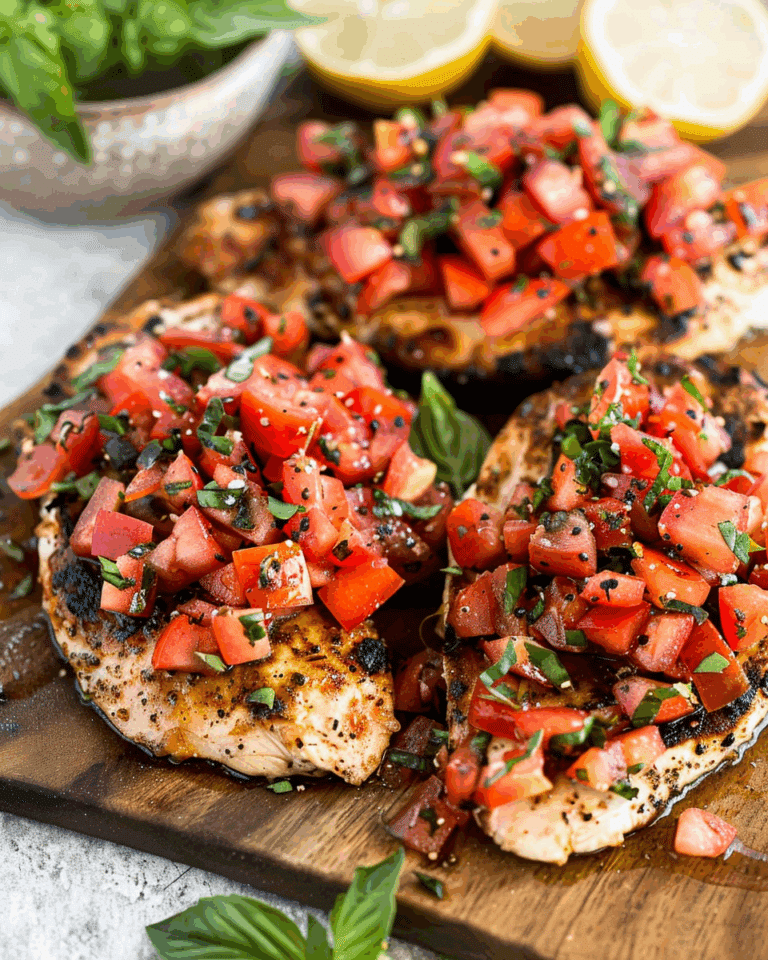 Healthy Bruschetta Chicken Recipe