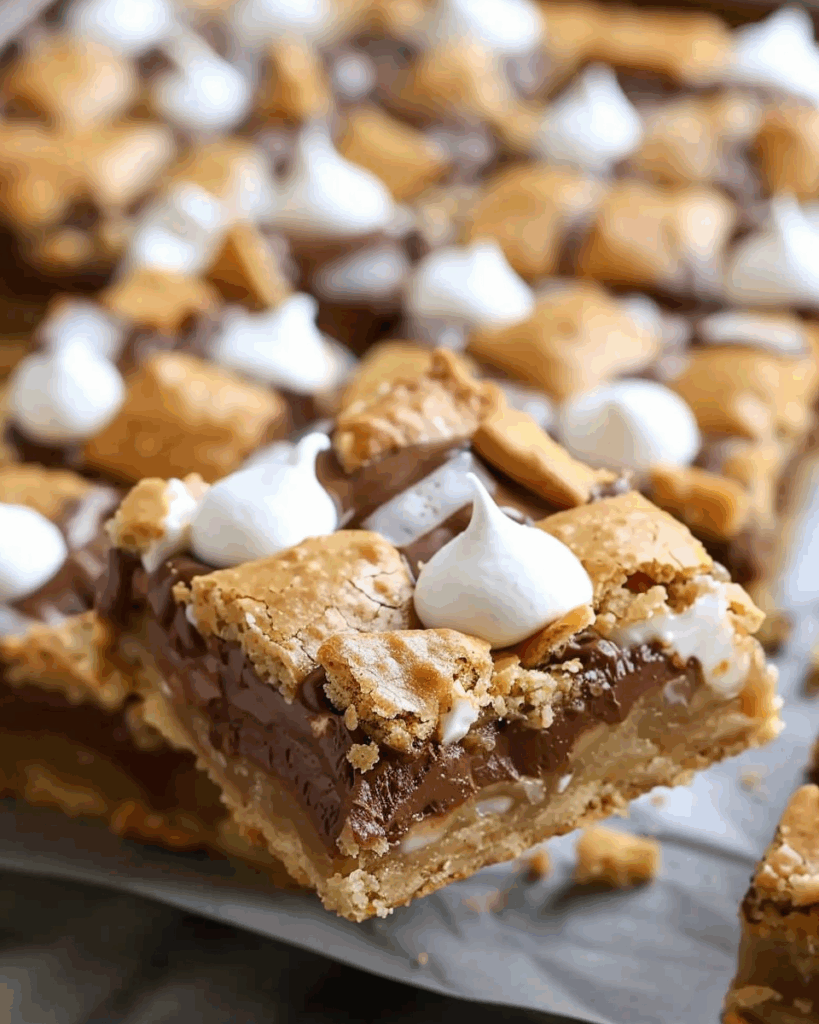 S’mores Cookie Bars