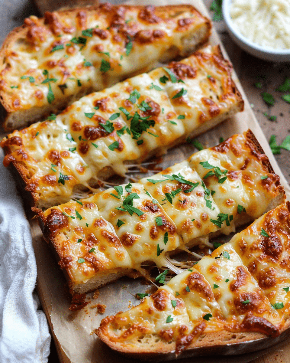 Best Cheesy Garlic Bread Recipe