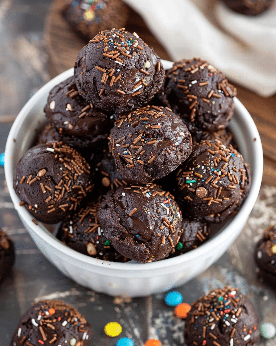 Cosmic Brownie Bites (Healthy & Gluten-Free)