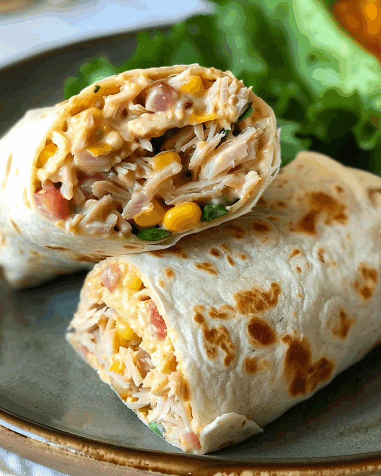 Healthy Tuna Melt Wrap Recipe