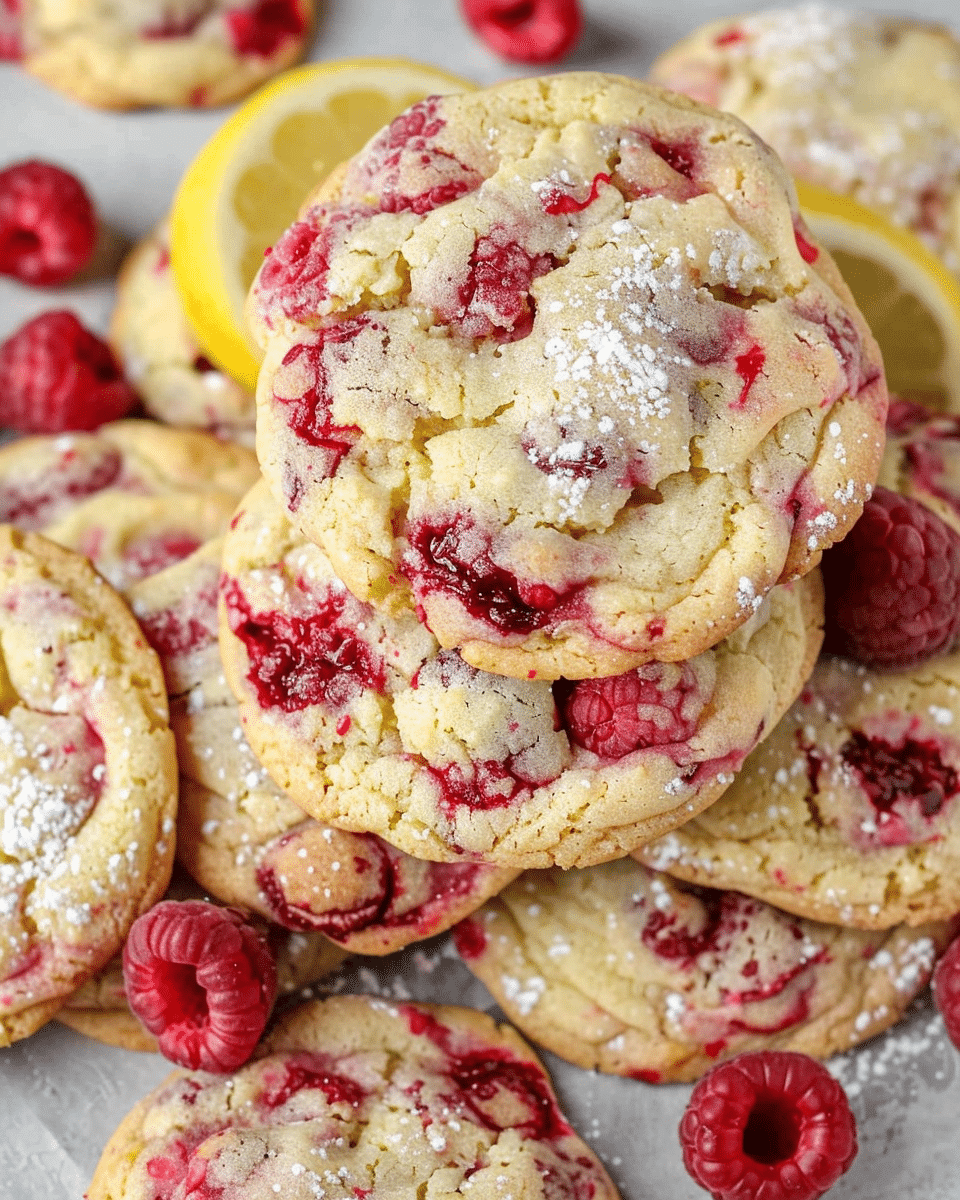 Lemon Raspberry Cookies