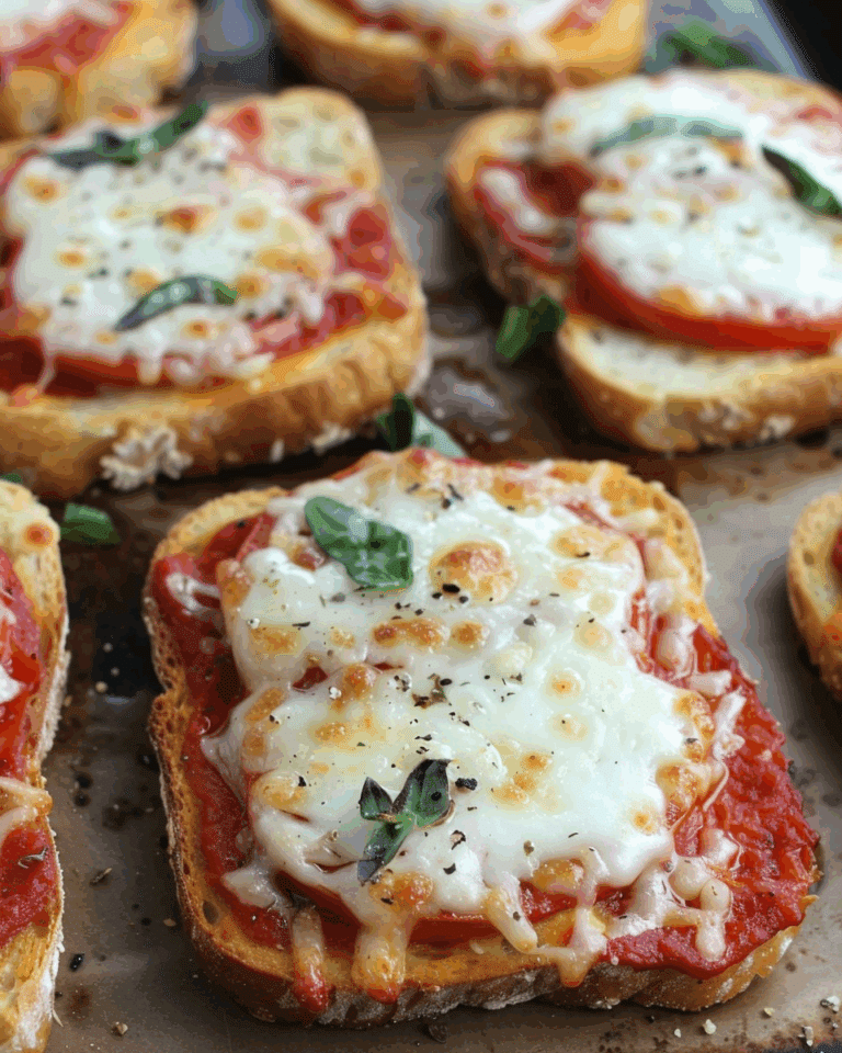 Garlic Toast Pizzas