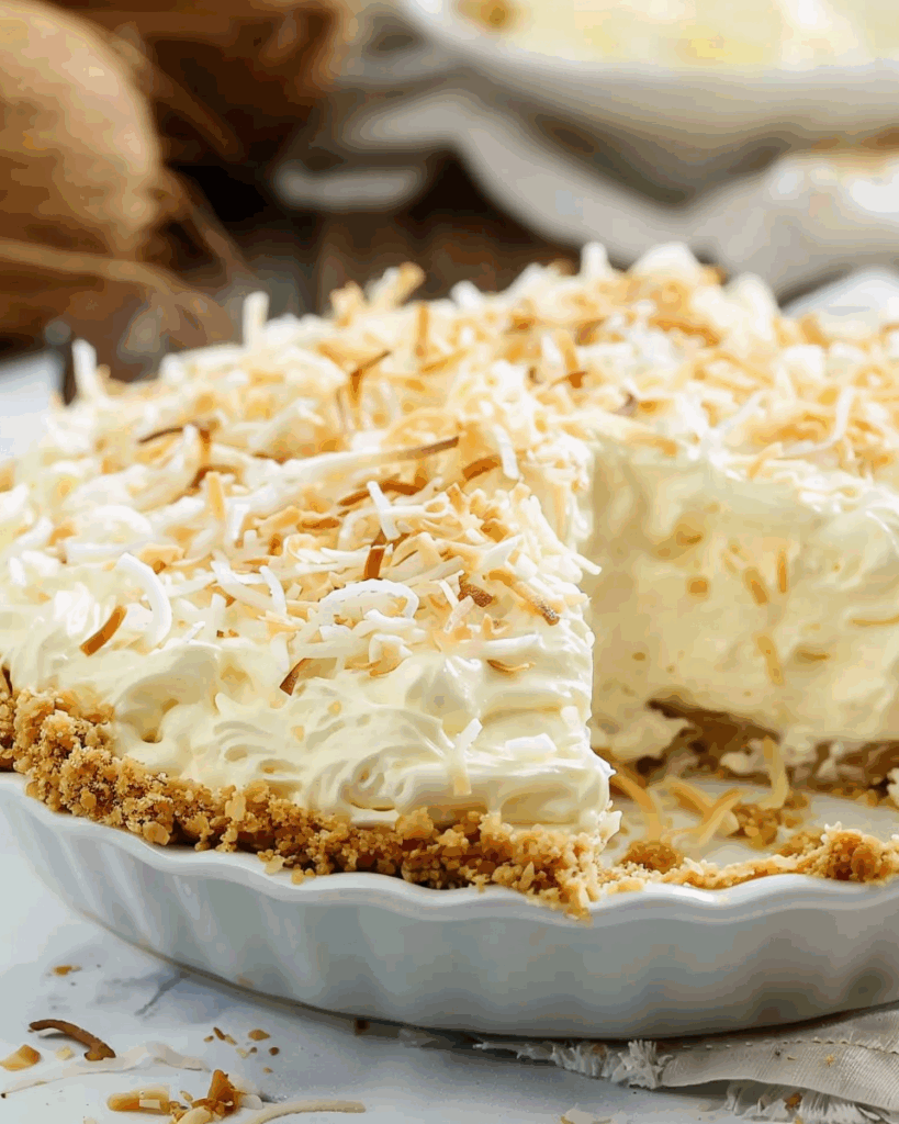 No‑Bake Coconut Cream Pie