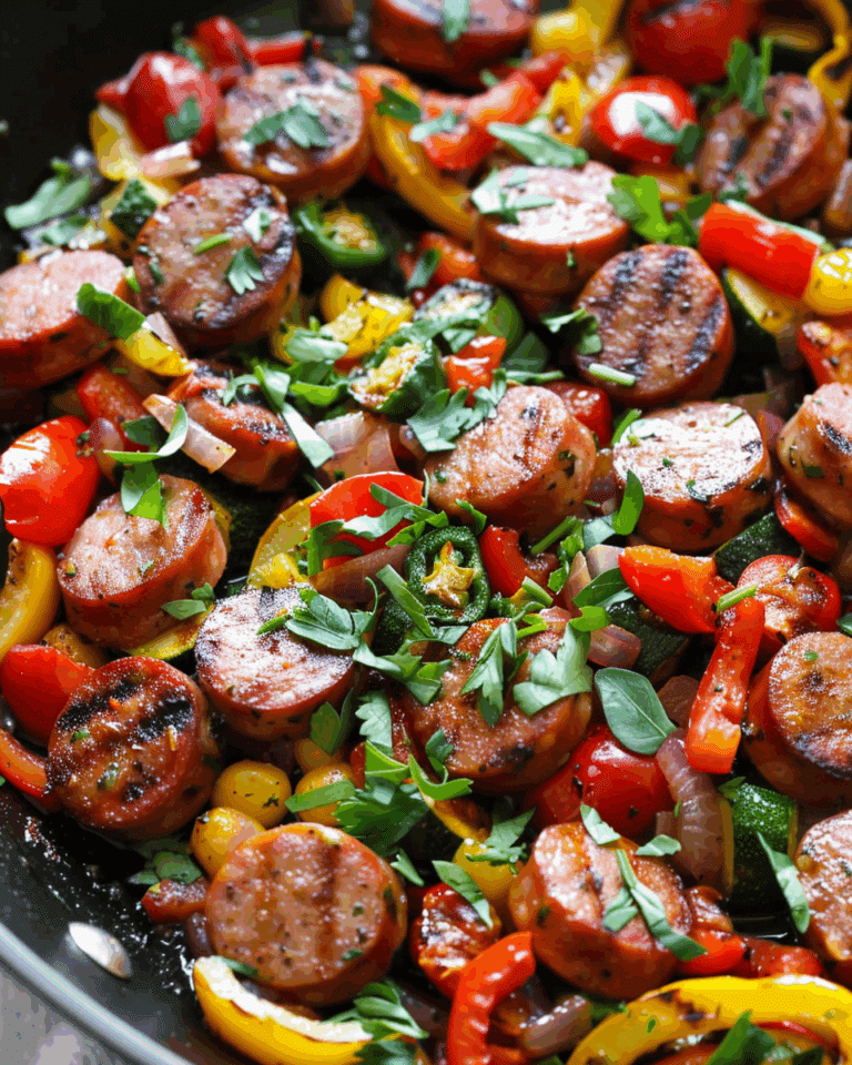 Sausage and Veggies Skillet – A 30-Minute One-Pan Meal