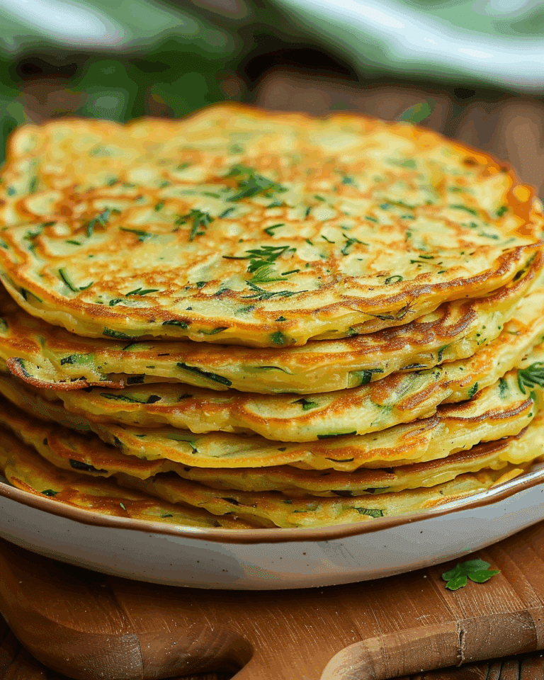 Fluffy Zucchini and Potato Pancakes