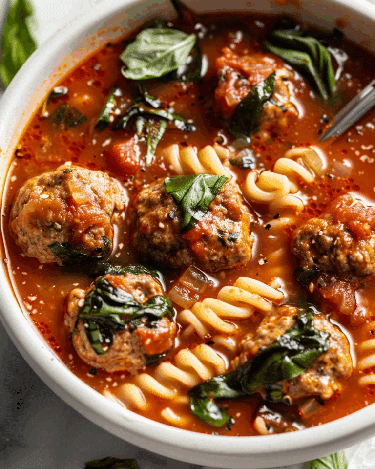 Italian Meatball Soup Recipe