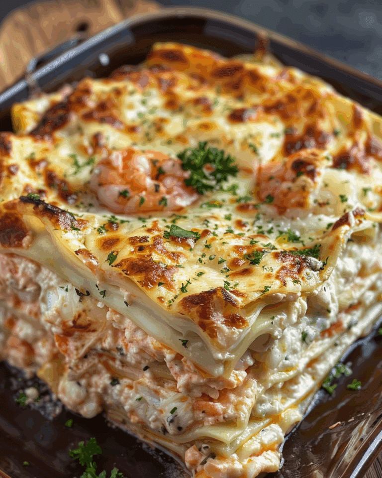 Seafood Lasagna Shrimp Crab