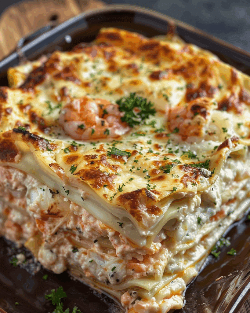 Seafood Lasagna Shrimp Crab