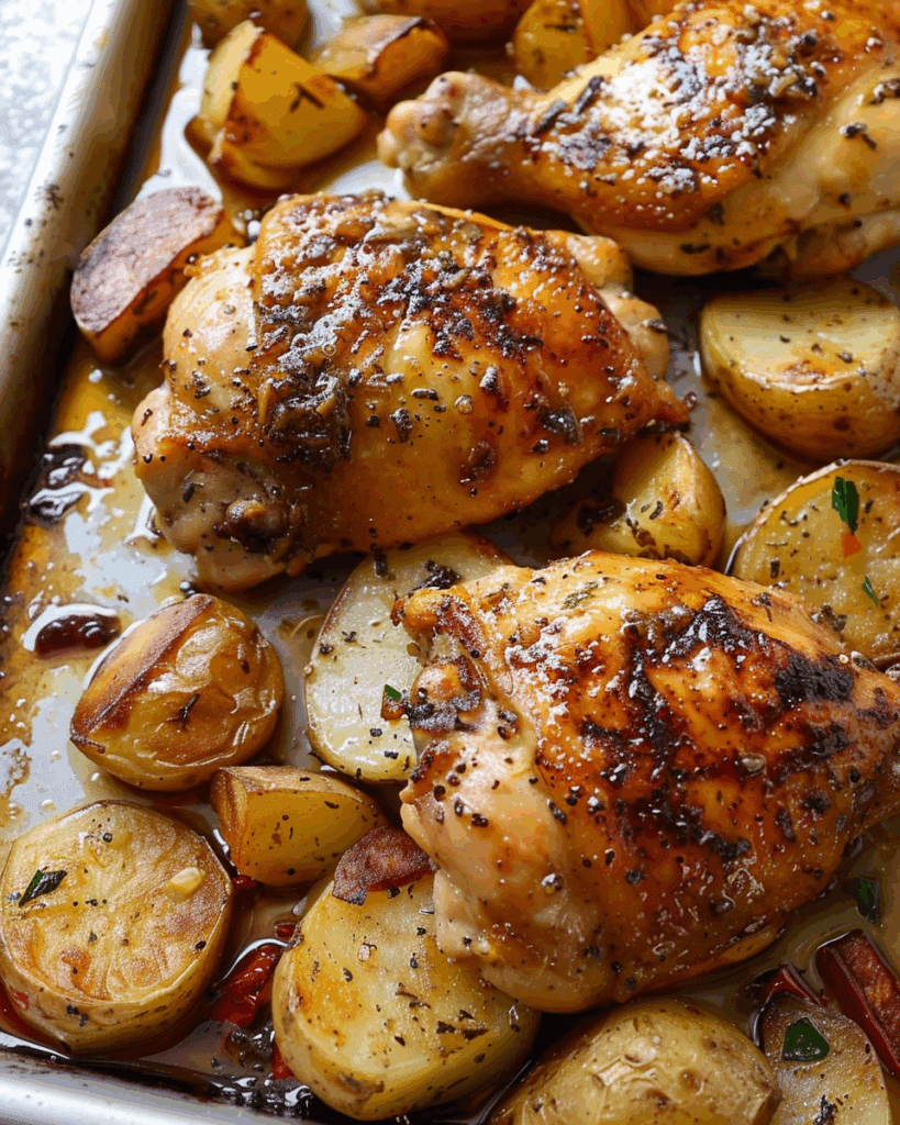 Sheet Pan Chicken and Potatoes