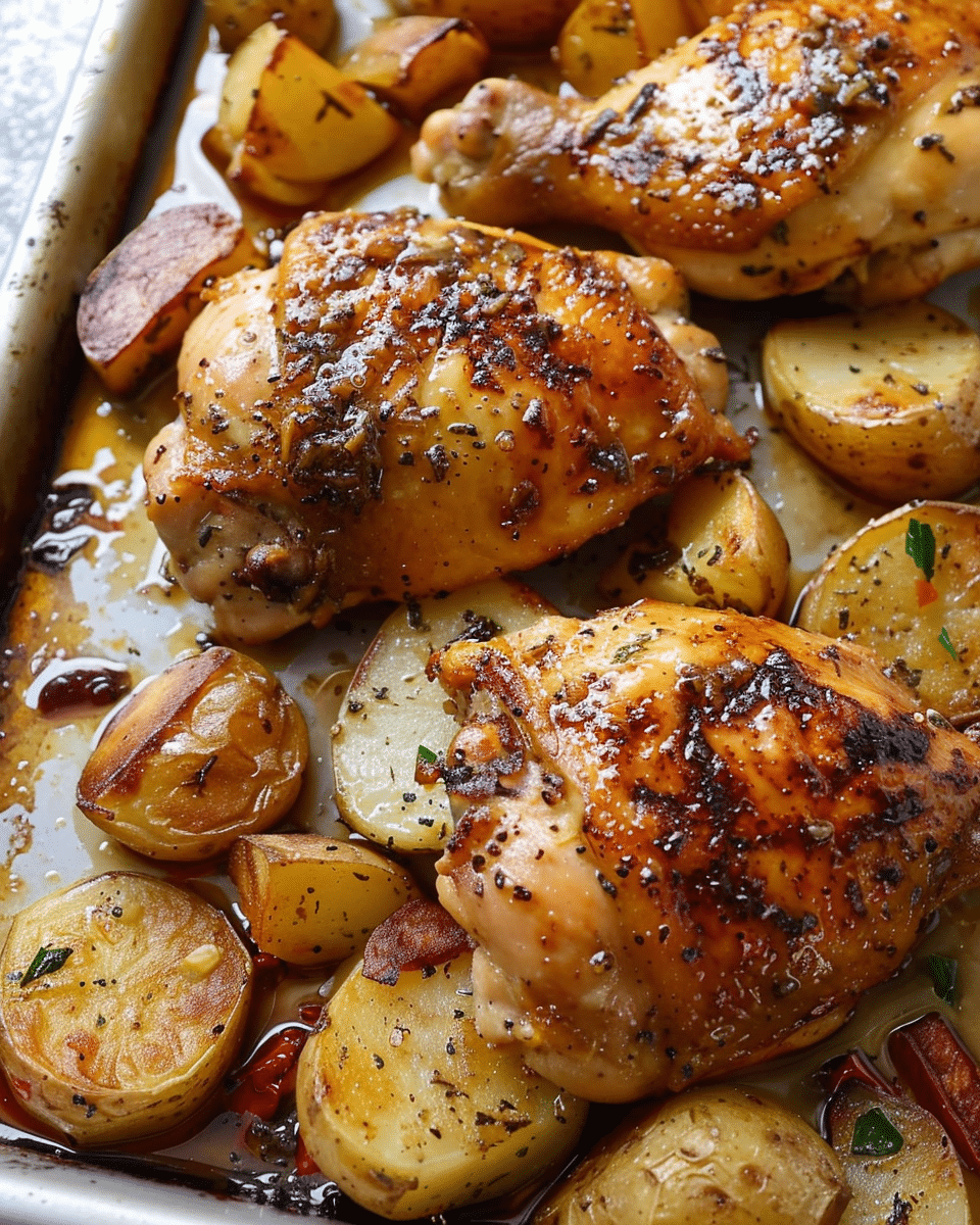 Sheet Pan Chicken and Potatoes