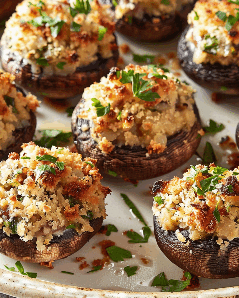 Easy Stuffed Mushrooms