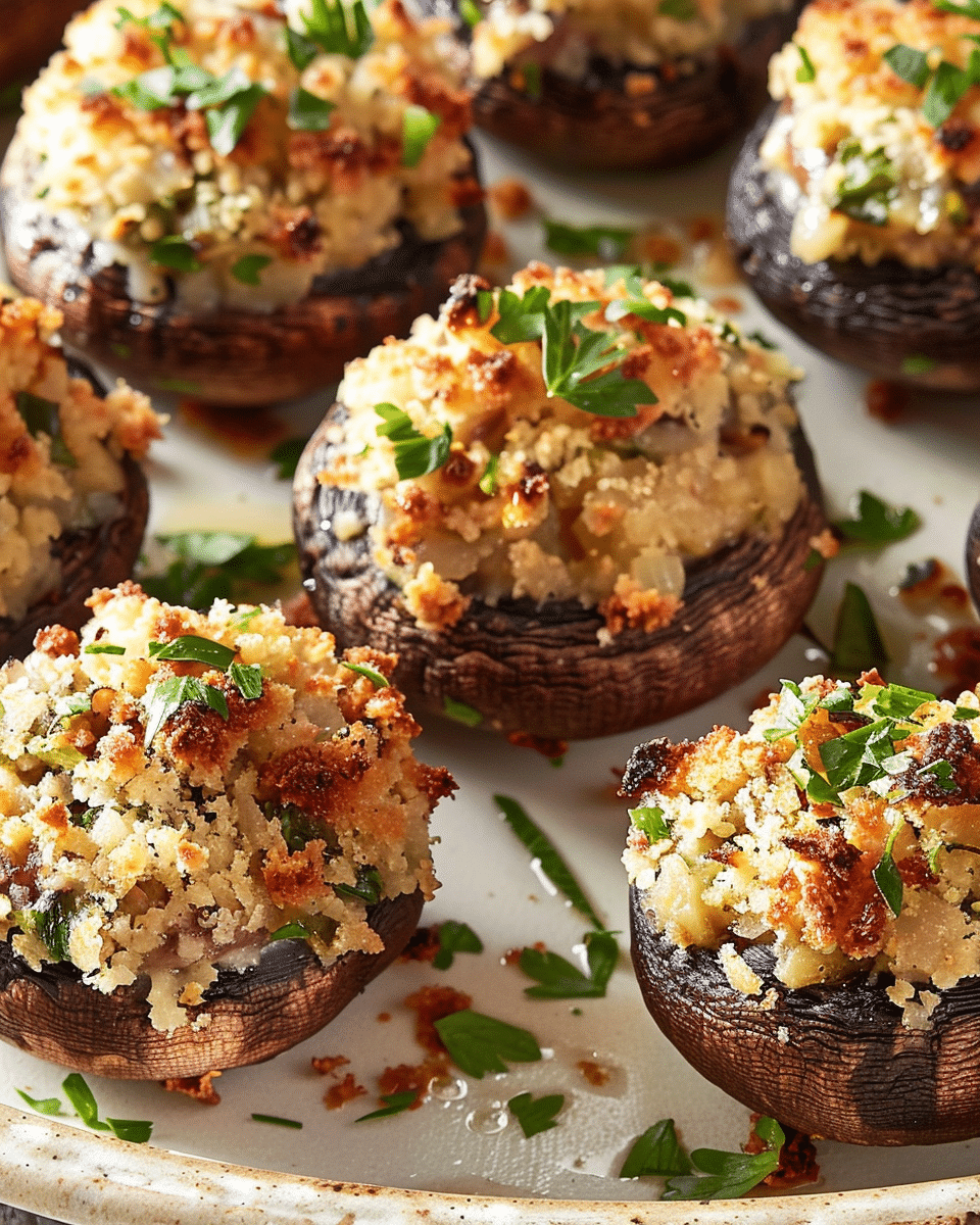 Easy Stuffed Mushrooms