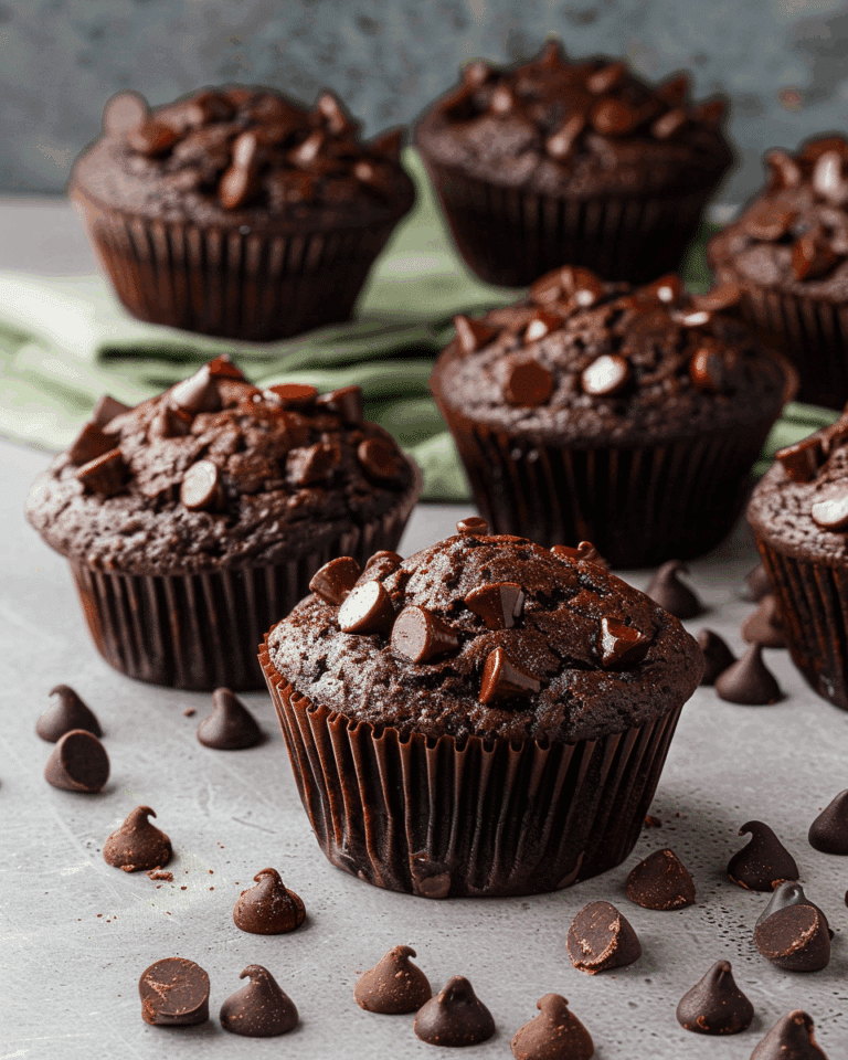 Chocolate Veggie Muffins
