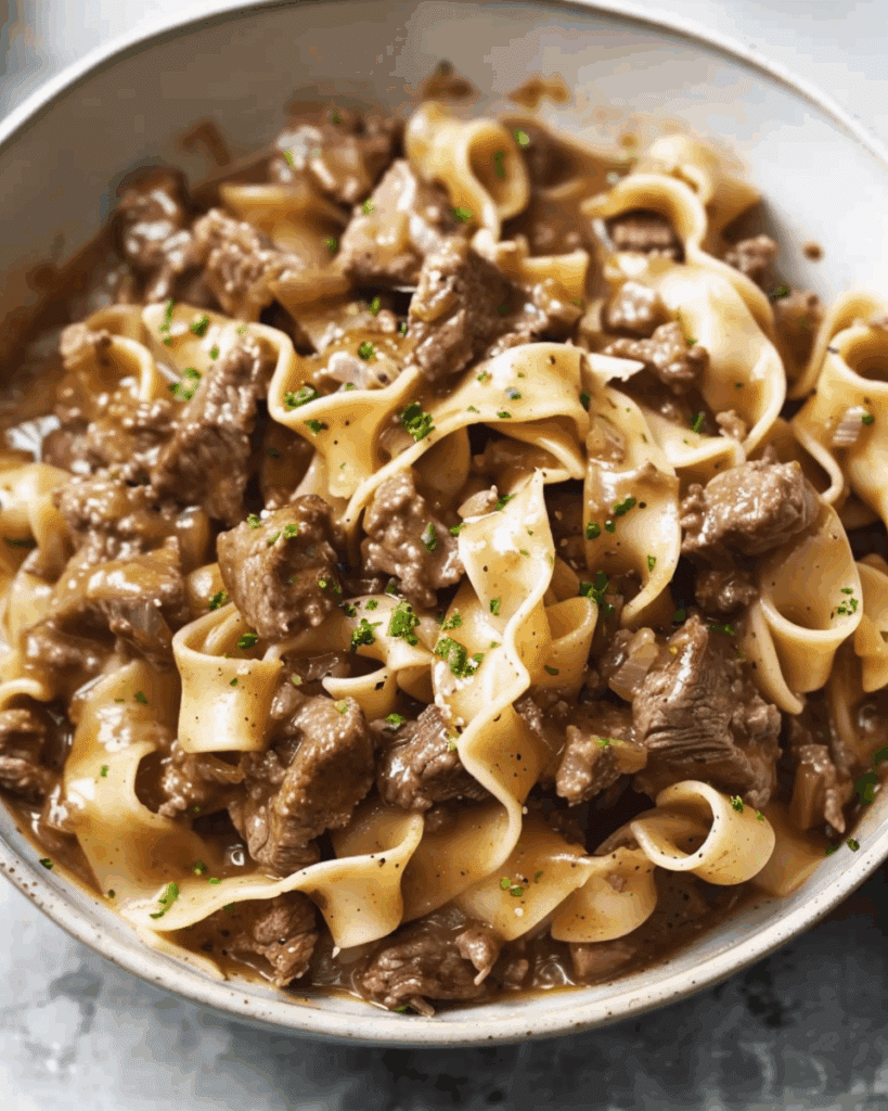 Easy Beef and Noodles Recipe