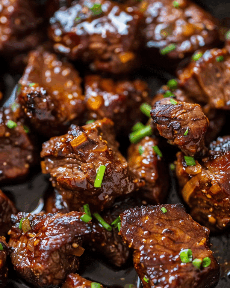 Honey Garlic Steak Bites Recipe