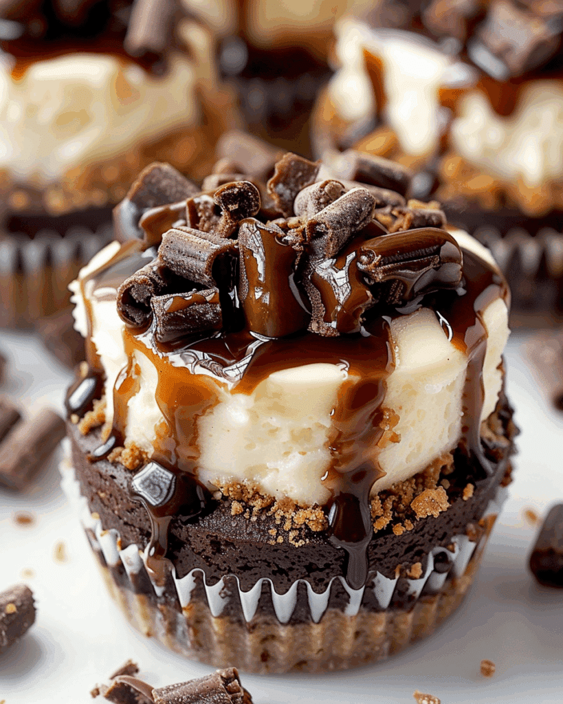 Loaded Brownie Cheesecake Cups