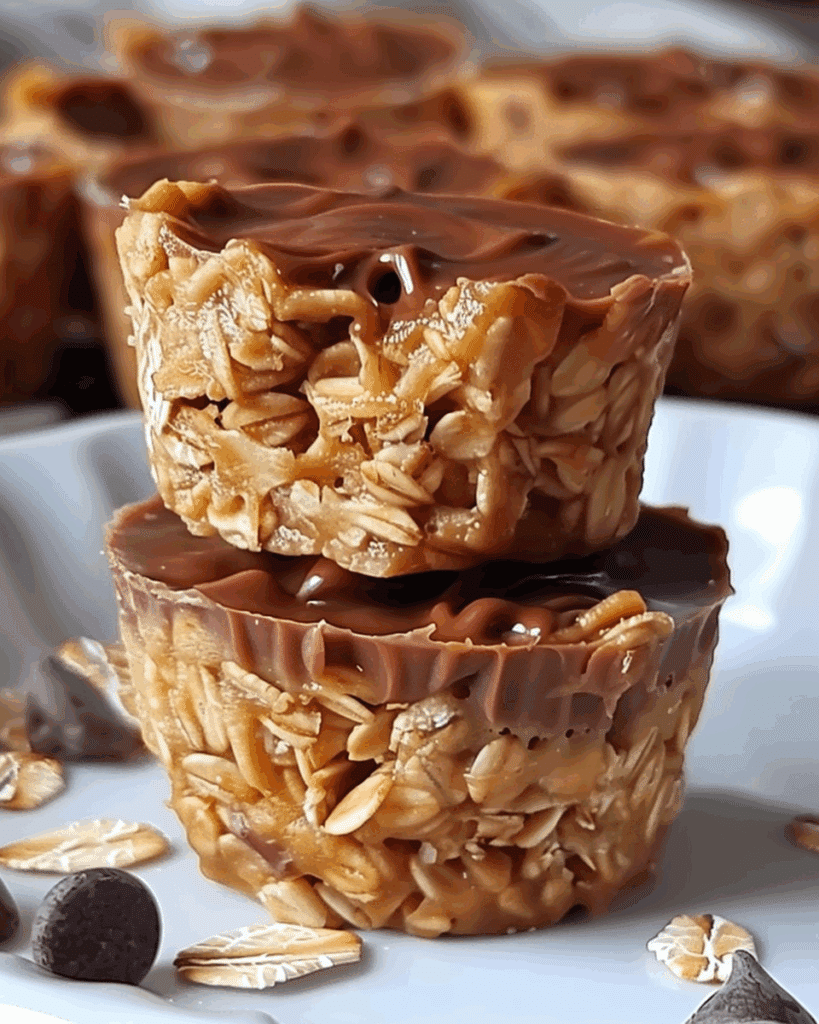 No-Bake Peanut Butter Oat Cups