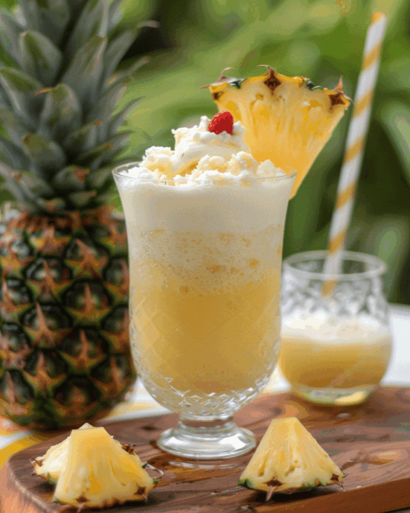 Pineapple Breeze Cocktail: Creamy, Tropical Bliss in a Glass