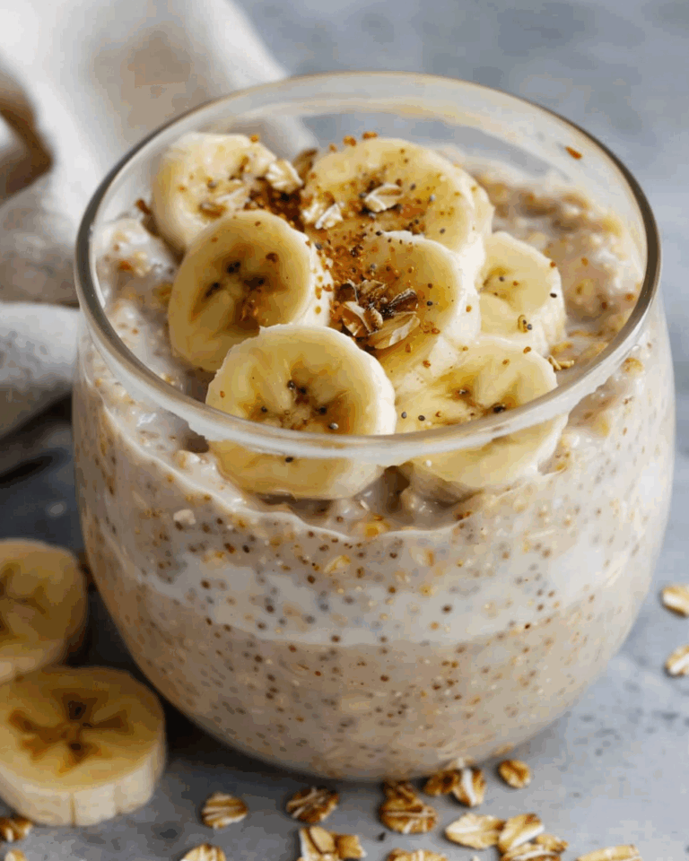 Banana Bread Overnight Oats