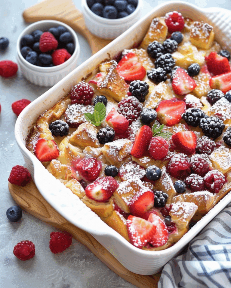 Berry French Toast Casserole Recipe