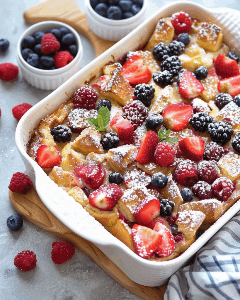 Berry French Toast Casserole Recipe