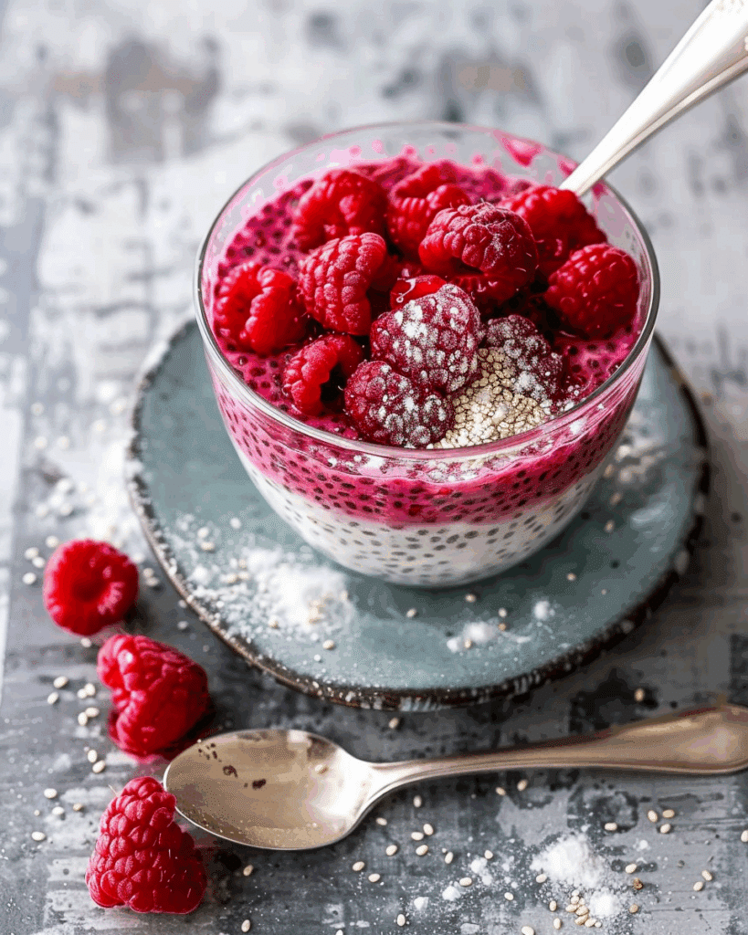 Raspberry Chia Pudding